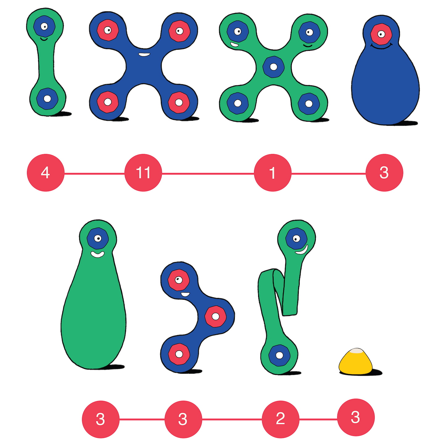 Crew Pack - Blue/Green